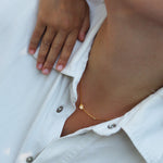 Circle and diamond necklace women - Galore jewelry