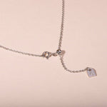 Circle and diamond necklace women - Galore jewelry