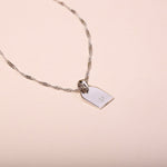 Label pendant - Galore jewelry
