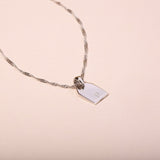 Label pendant - Galore jewelry
