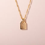 Label pendant - Galore jewelry