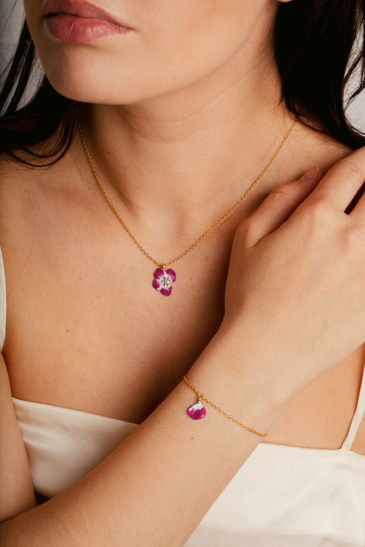 Part of Me necklace rose women - Galore jewelry