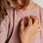 Part of Me necklace violet baby - Galore jewelry