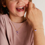 Part of Me necklace violet petite - Galore jewelry