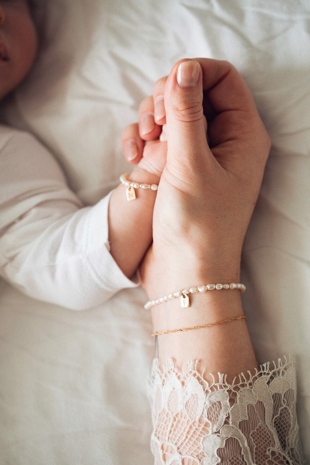 Pearl & Tag bracelet women - Galore jewelry