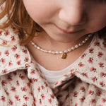 Pearl & Tag necklace baby - Galore jewelry