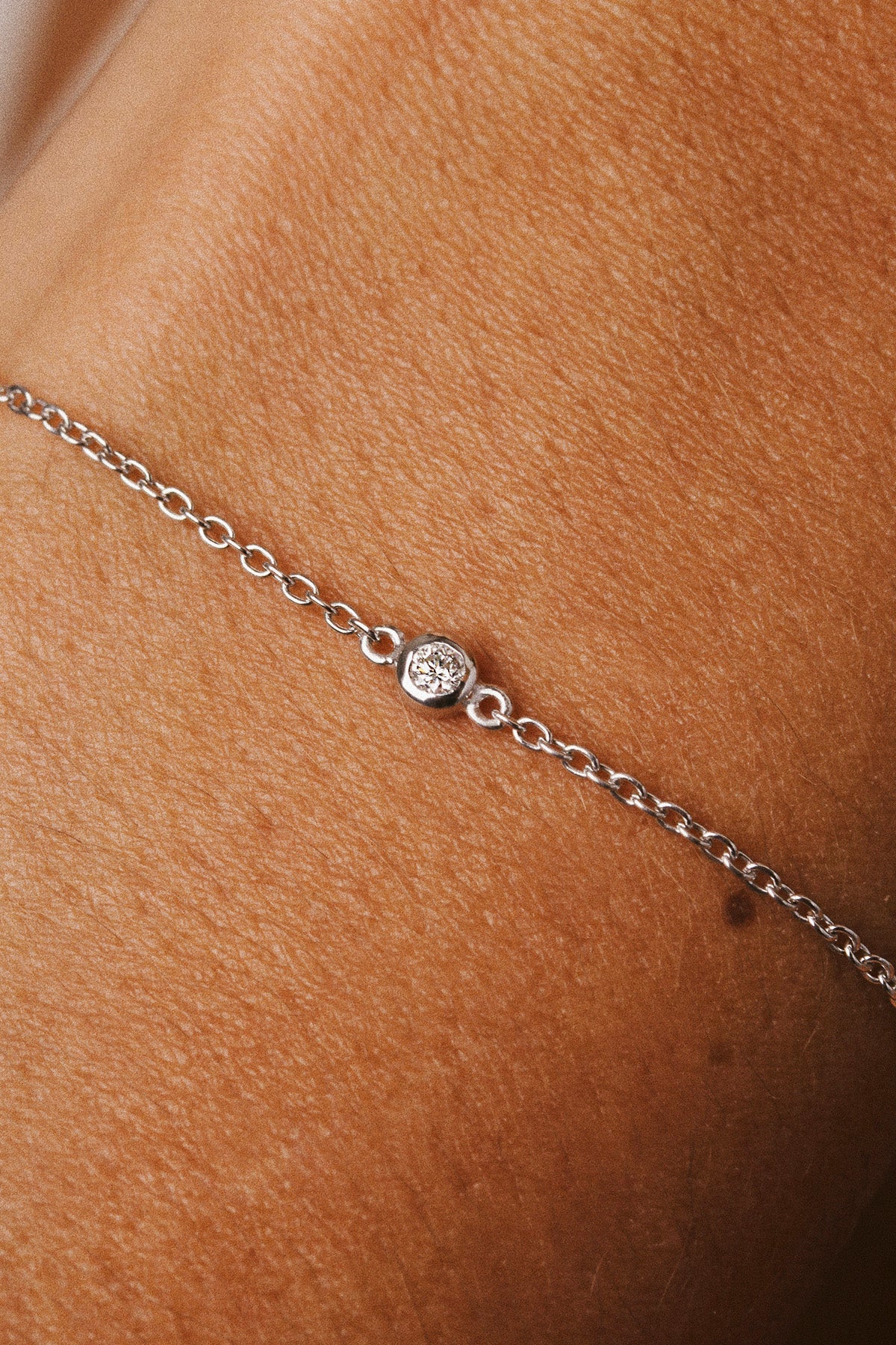 Single diamond bracelet women - Galore jewelry