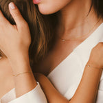 Single diamond bracelet women - Galore jewelry