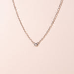 Single diamond necklace baby - Galore jewelry