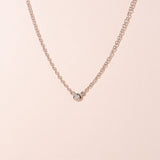 Single diamond necklace baby - Galore jewelry