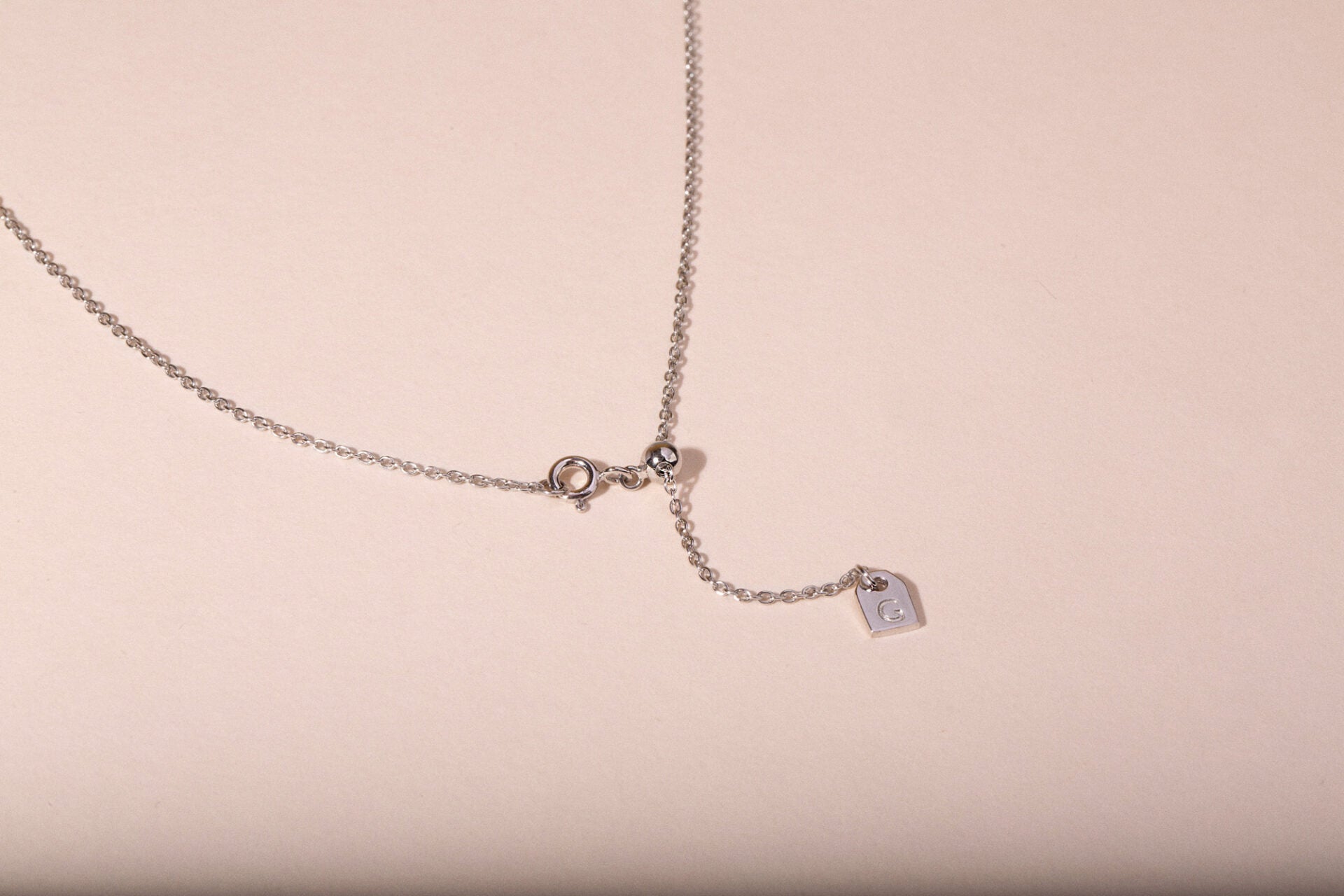 Single diamond necklace petite - Galore jewelry