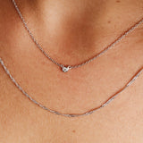 Single diamond necklace women - Galore jewelry