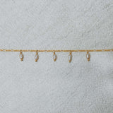 Figaro Pearl Drops bracelet petite