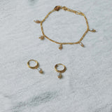 Figaro Pearl Drops bracelet women