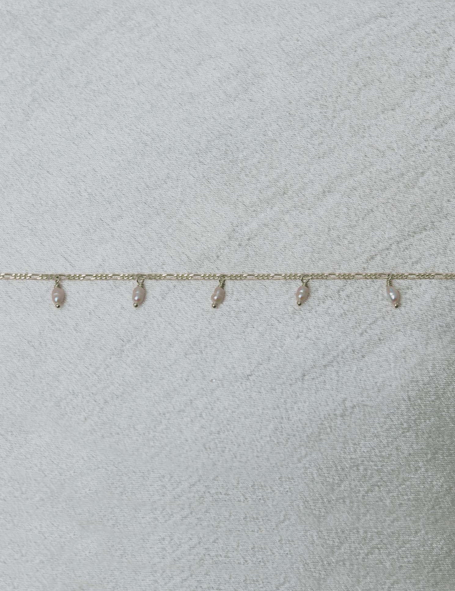 Figaro Pearl Drops bracelet women