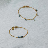 Figaro Gem blue bracelet petite