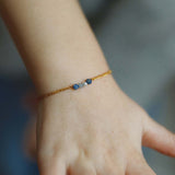 Figaro Gem blue bracelet petite