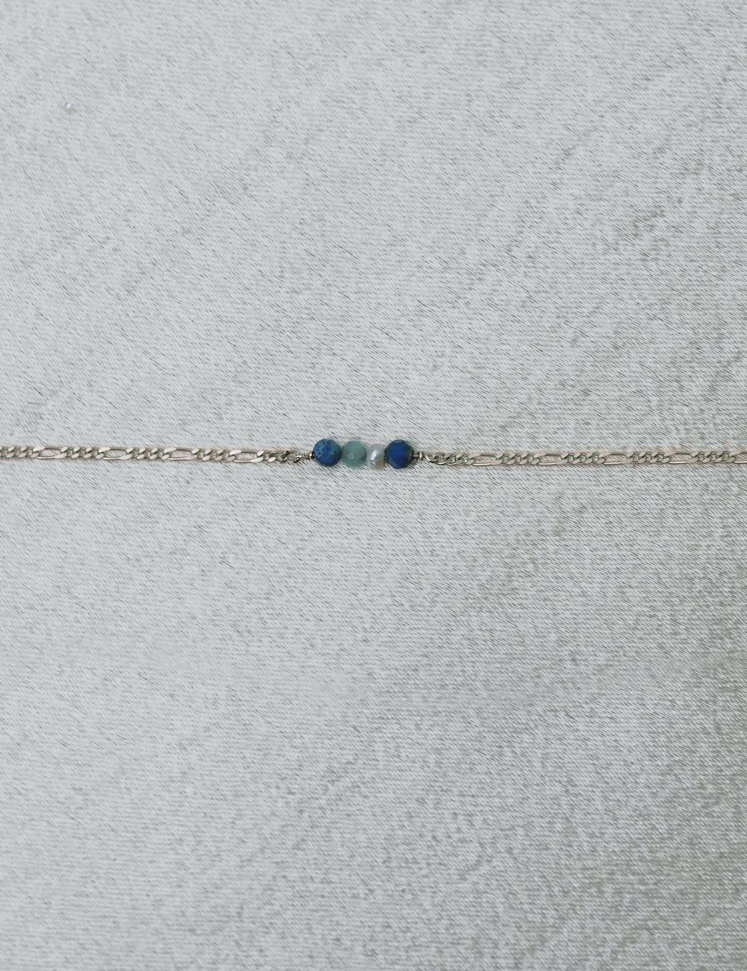 Figaro Gem blue bracelet baby