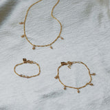 Figaro Pearl Drops bracelet women