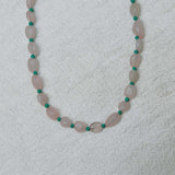 Roze Quartz necklace petite