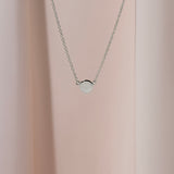 Circle necklace petite