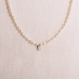 Pearl & Tag necklace baby