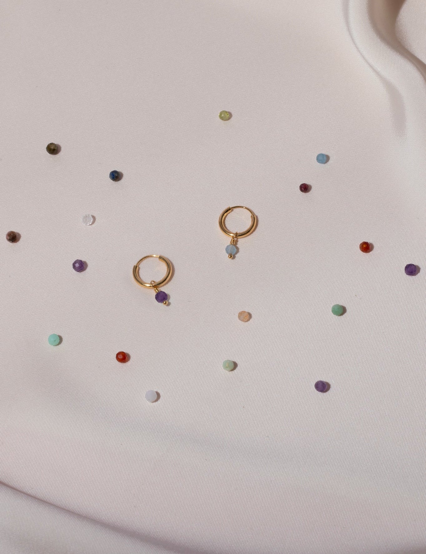Birthstone hoop earrings - Galore jewelry