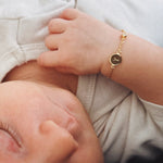 Circle and diamond bracelet baby - Galore jewelry