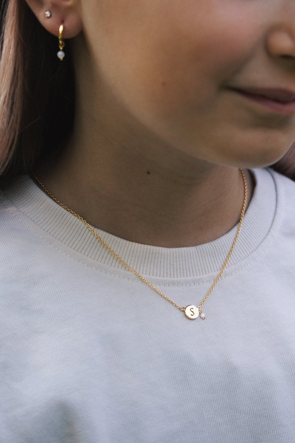 Circle necklace petite - Galore jewelry