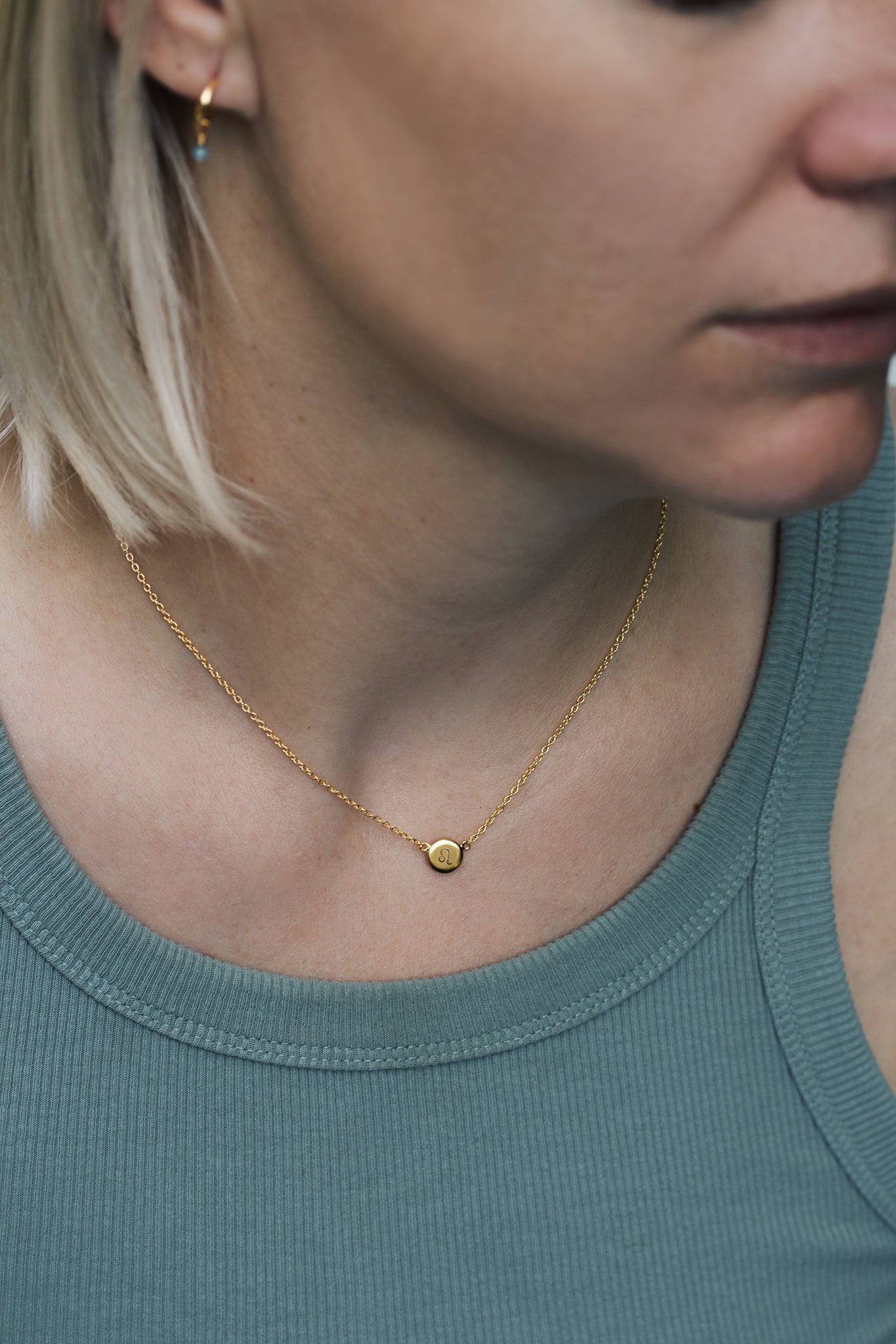 Circle necklace women - Galore jewelry