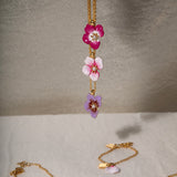 Part of Me necklace violet women - Galore jewelry