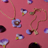 Part of Me necklace violet women - Galore jewelry