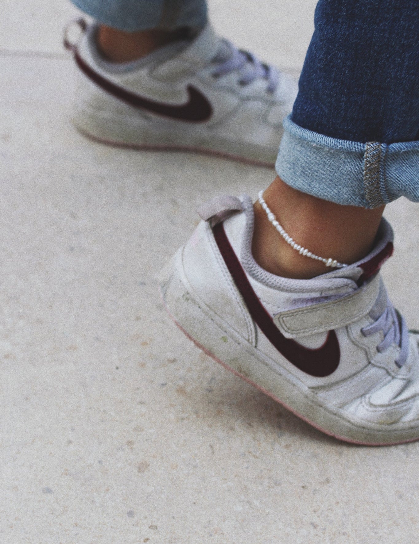 Pearl anklet petite - Galore jewelry