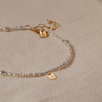 Pearl anklet petite - Galore jewelry