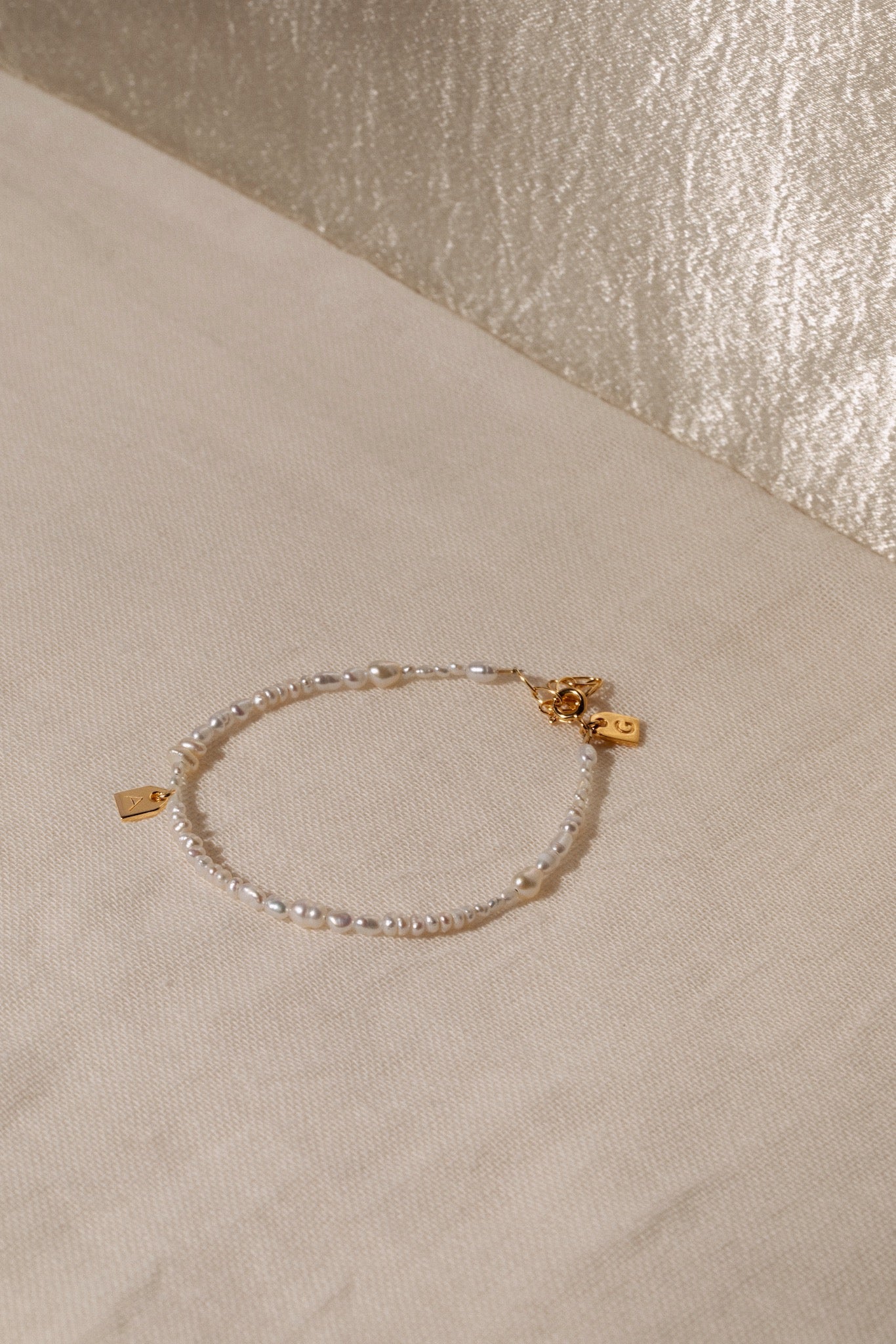 Pearl bracelet petite - Galore jewelry