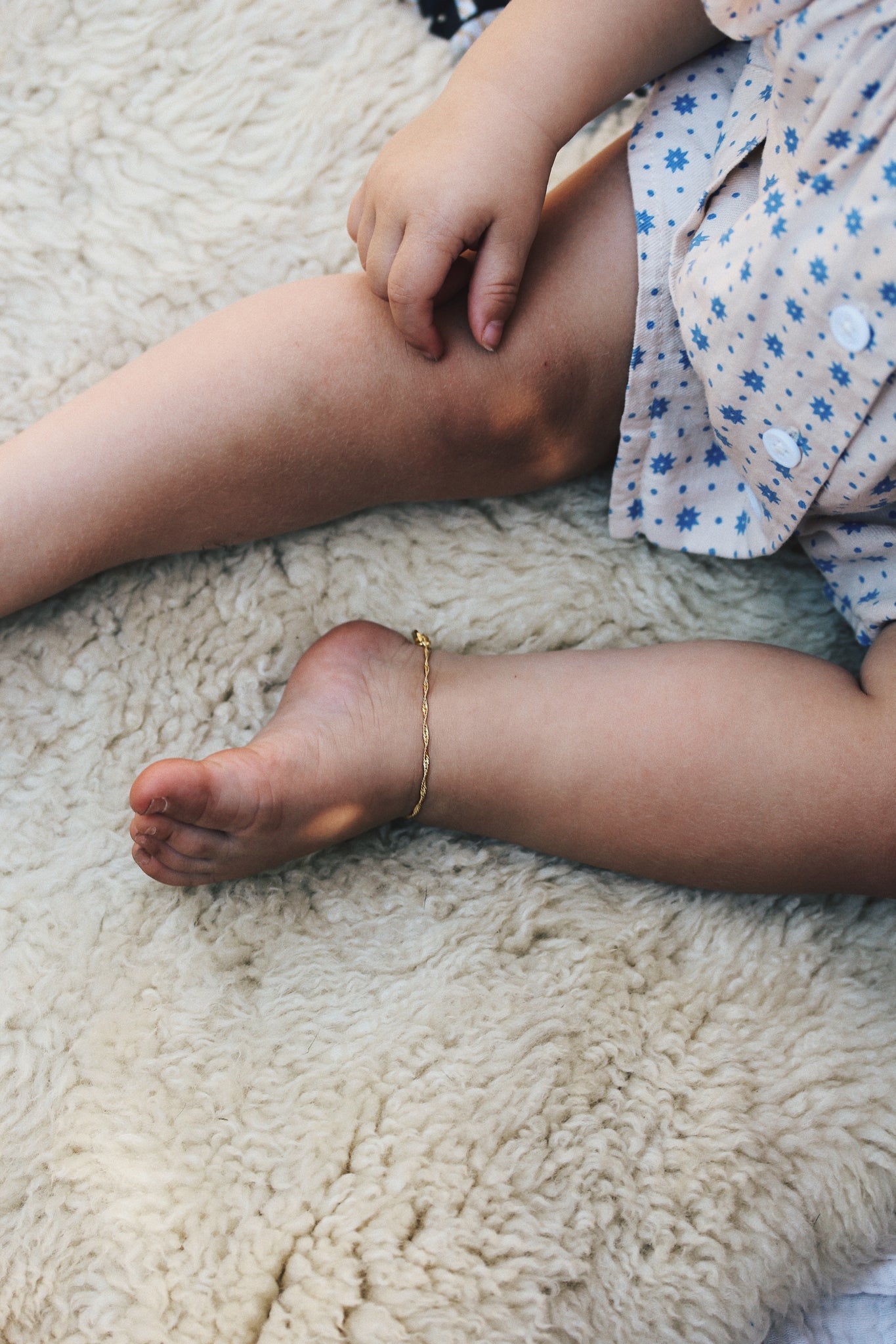 Singapore anklet baby - Galore jewelry