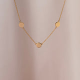 Triple Circle necklace women - Galore jewelry