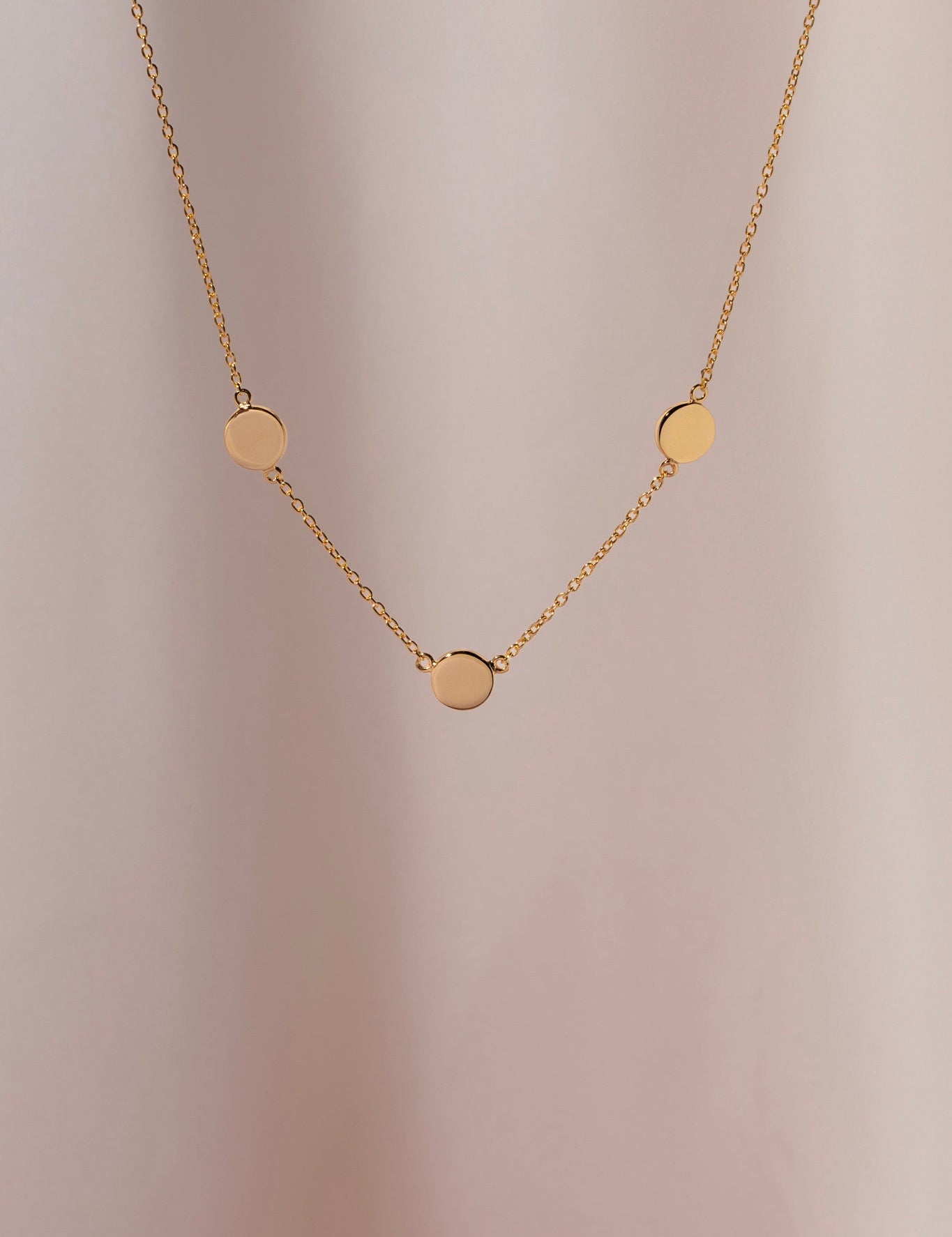 Triple Circle necklace women Galore jewelry1