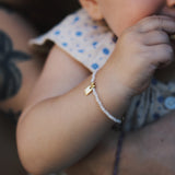Birthstone & Tag bracelet women