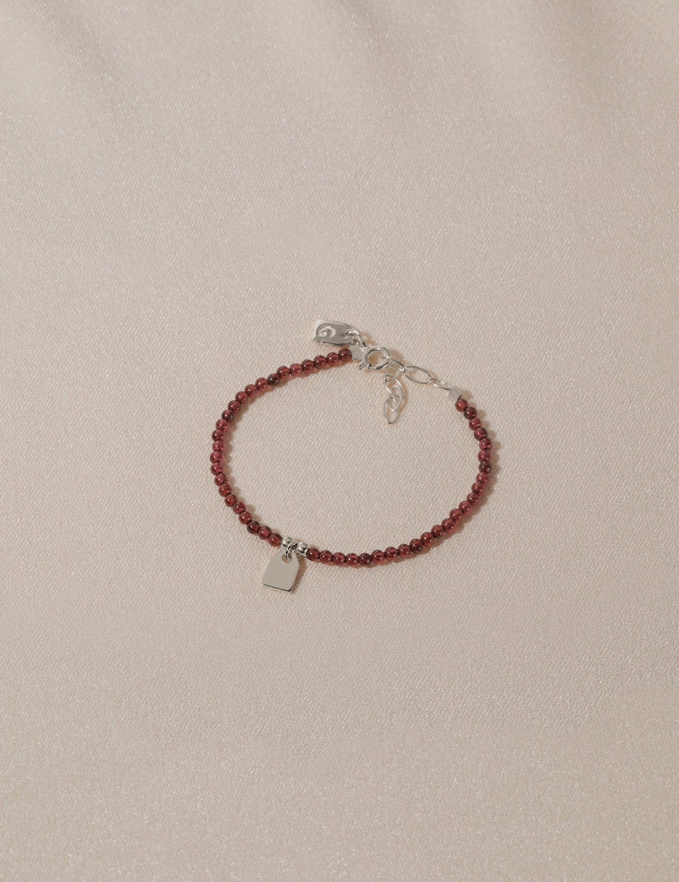 Birthstone & Tag bracelet petite - Galore jewelry