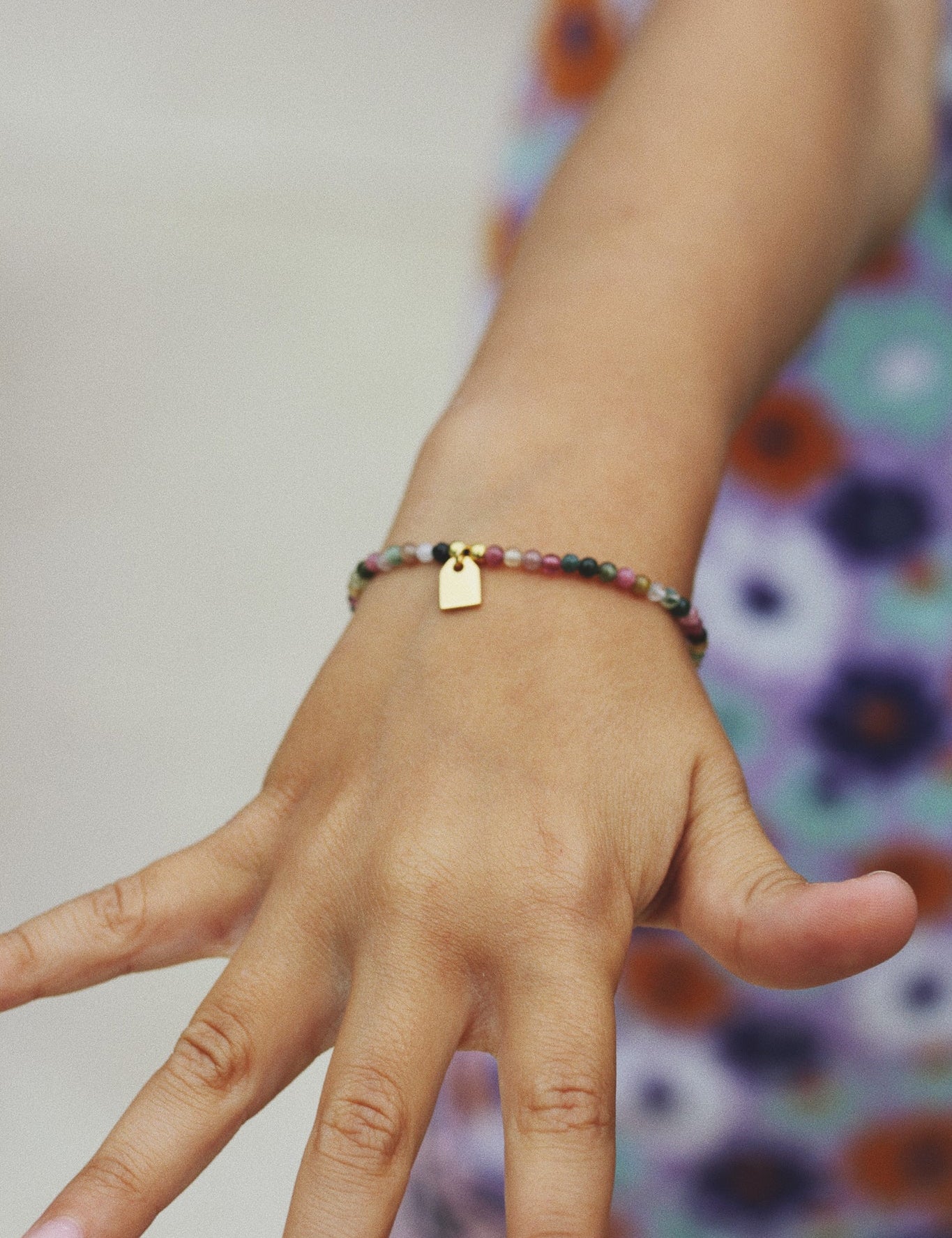 Birthstone & Tag bracelet petite - Galore jewelry