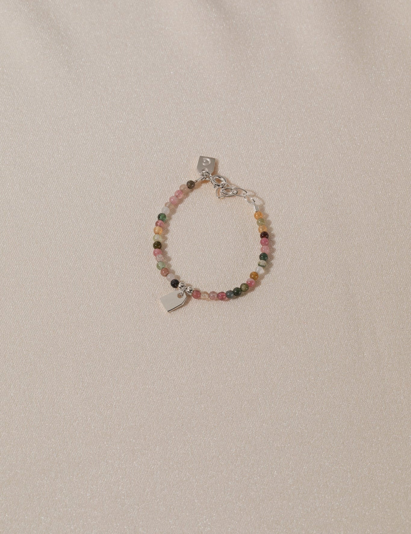 Birthstone & Tag bracelet petite - Galore jewelry