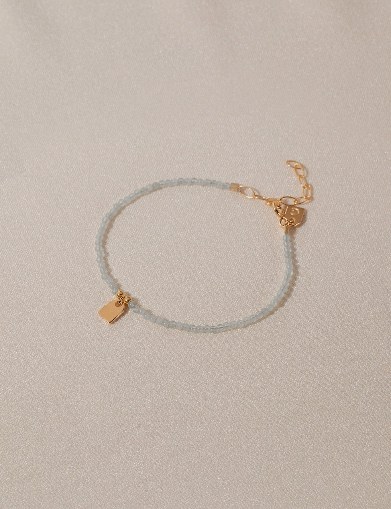 Birthstone & Tag bracelet petite - Galore jewelry