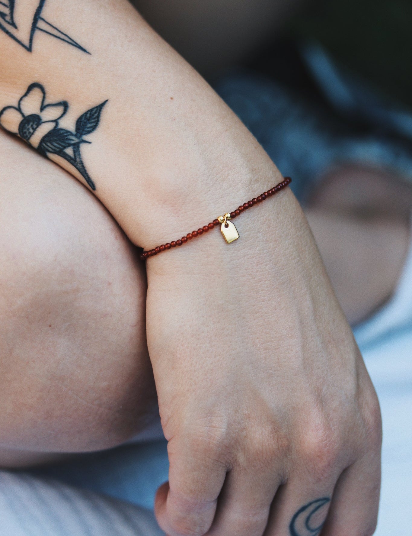 Birthstone & Tag bracelet women - Galore jewelry