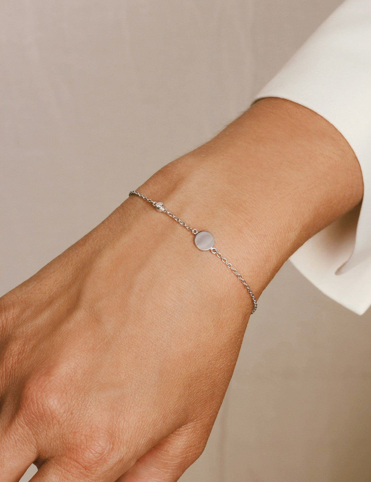 Circle and diamond bracelet women - Galore jewelry