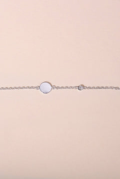 Circle and diamond bracelet women - Galore jewelry