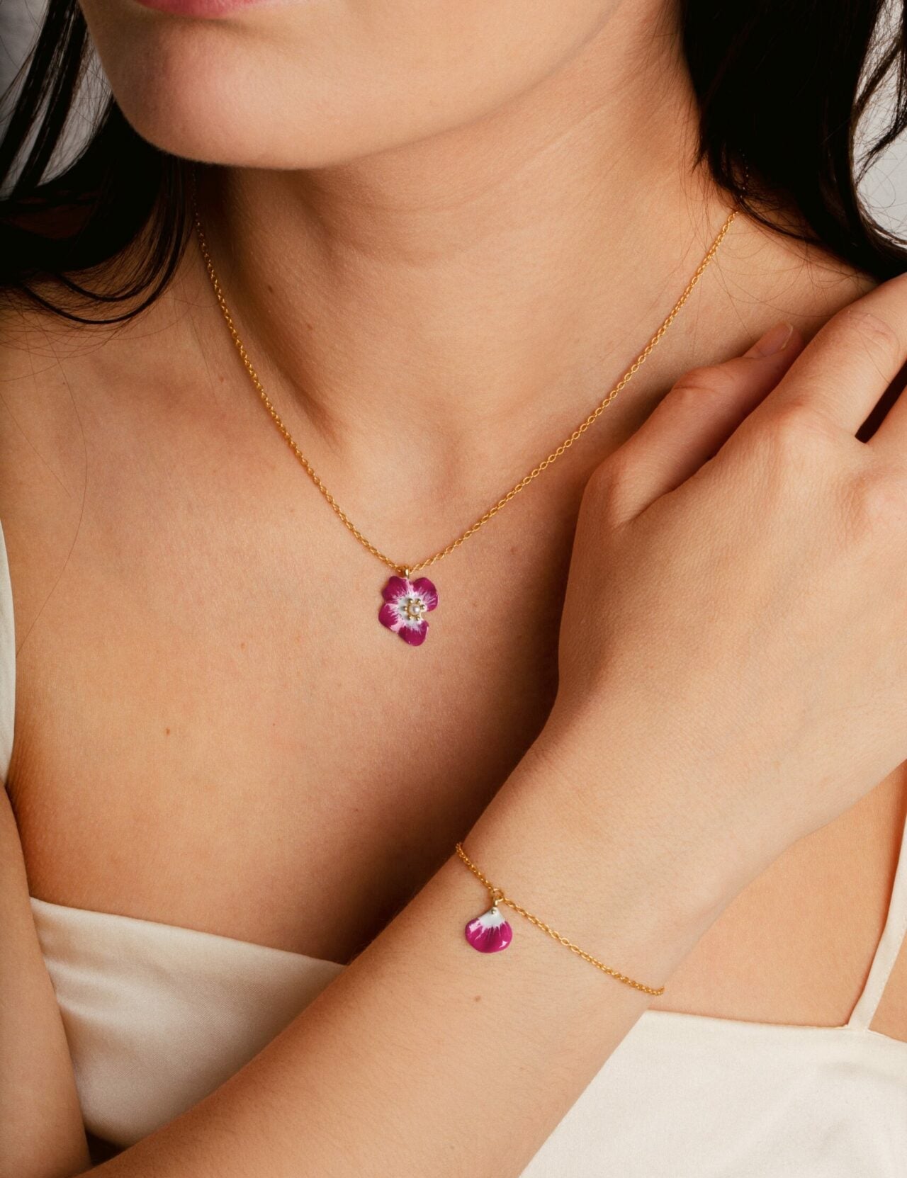 Part of Me necklace rose women - Galore jewelry