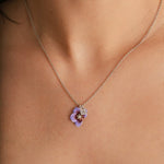 Part of Me necklace violet women - Galore jewelry
