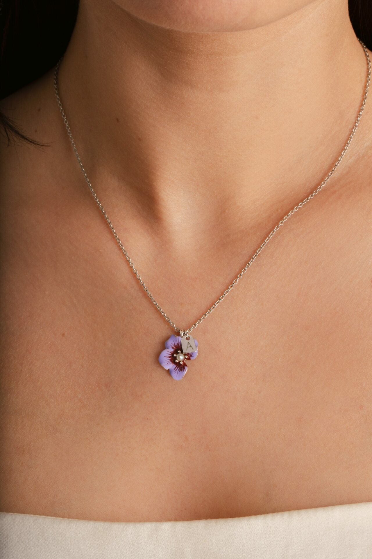 Part of Me necklace violet women - Galore jewelry