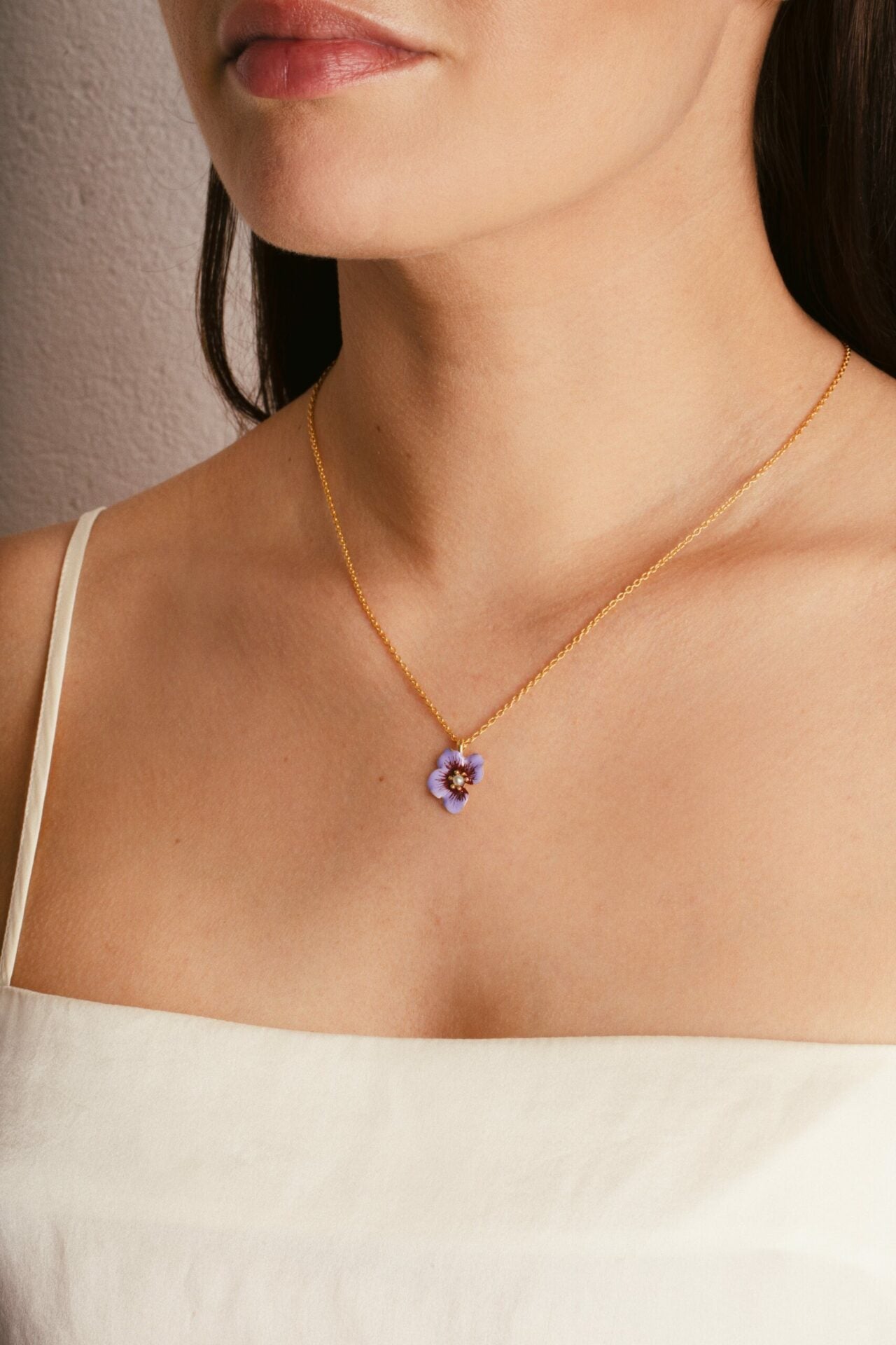 Part of Me necklace violet women - Galore jewelry